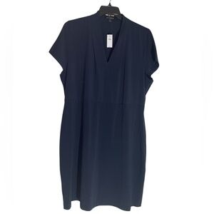 Banana Republic Navy V-neck Dress sz 18